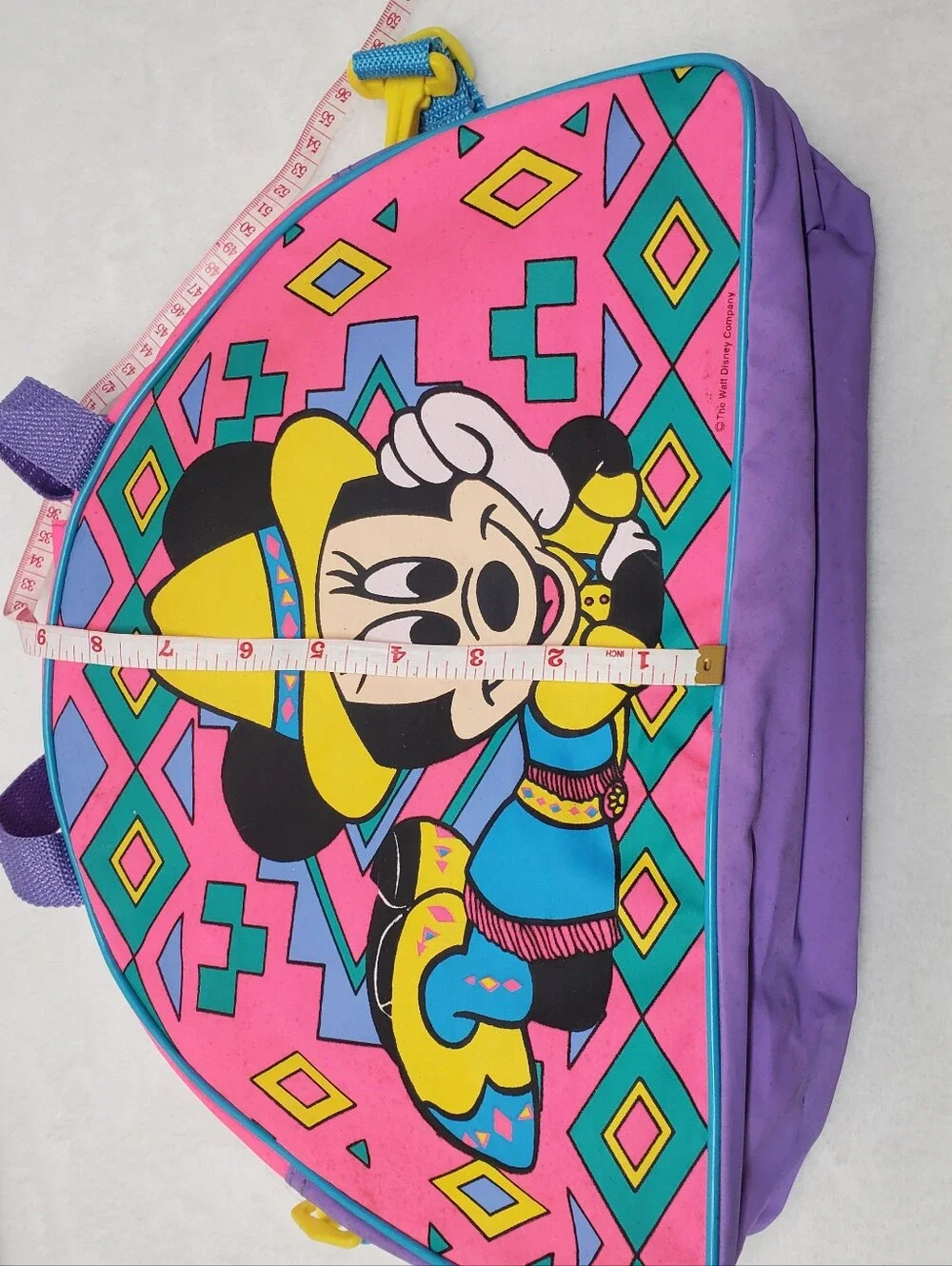 Nwot Vintage 1990s Disney Cowgirl Minnie Mouse Duffle Bag Purse